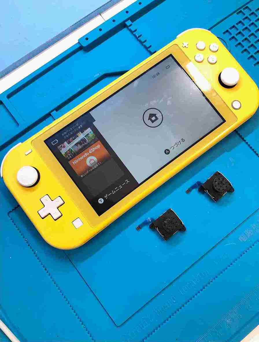 Switch Lite修理】スティック暴走を即日解決！左右交換でデータも安心