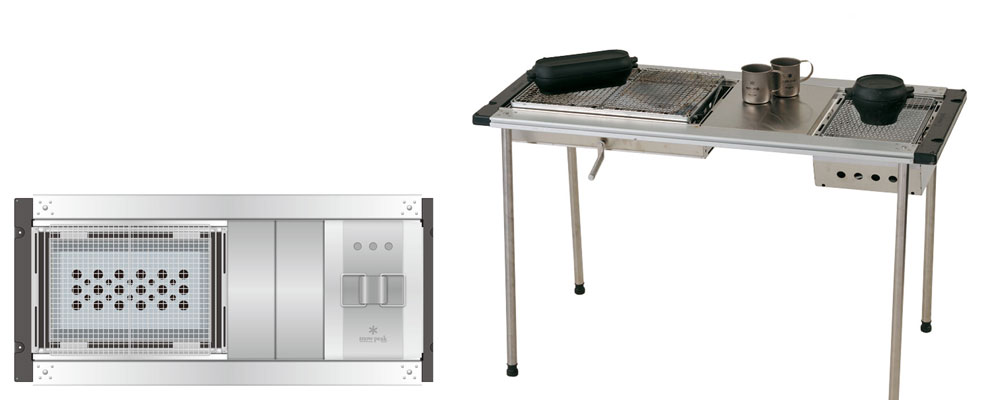 IGT アイアングリルテーブル フレームロング| スノーピーク(Snow Peak)