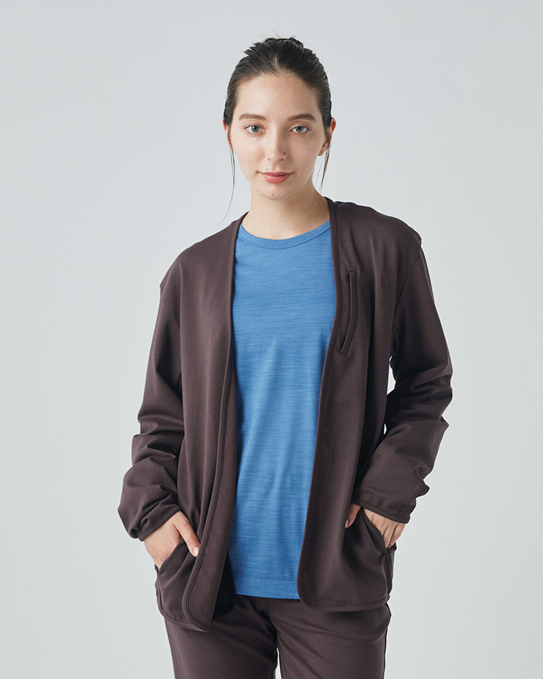 OUTLET】JP 220 ポンチ ボタンレス カーディガン(ユニセックス) – SNJ