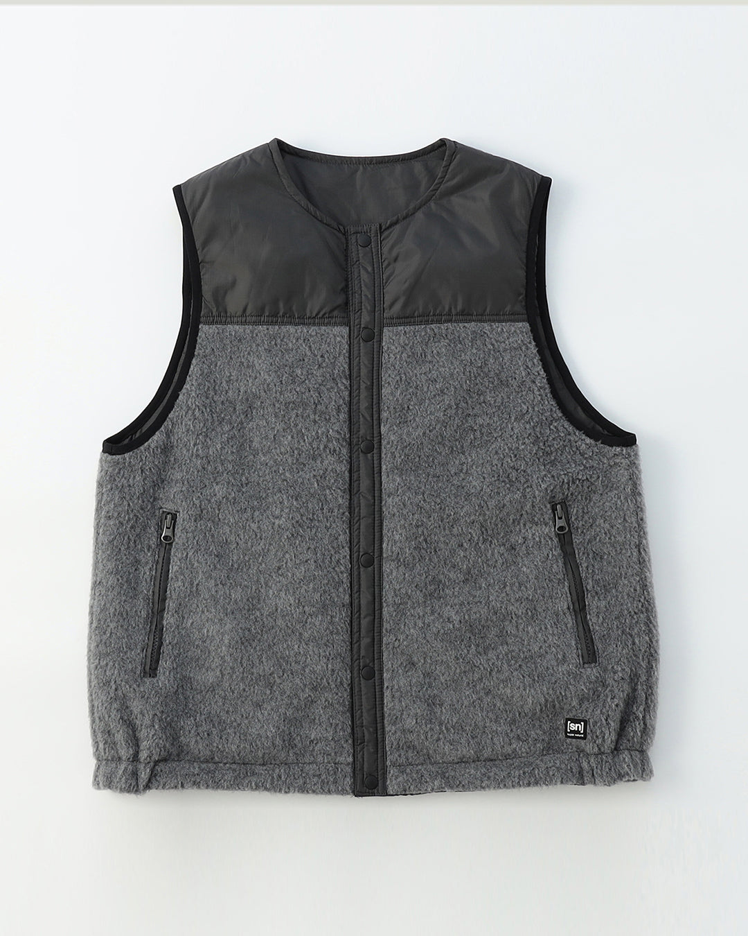 ササフラス リバーシブルベスト XL デニム フリース SASSAFRAS