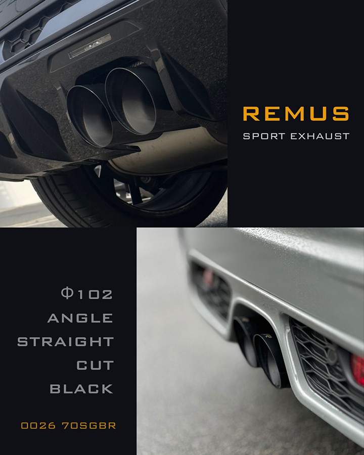 REMUS 756215397STE/002670SGBR MINI(F56,F57 JCW/Cooper-S専用)