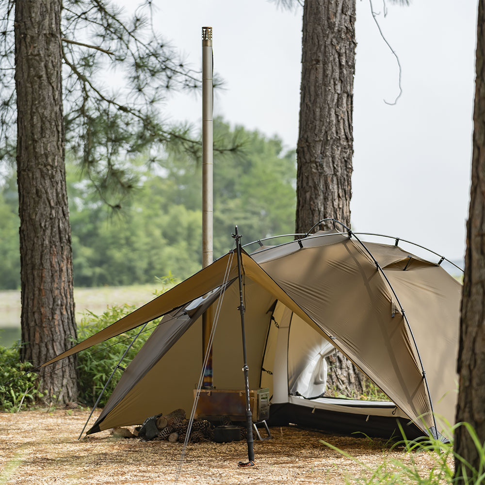 Dune Solo ソロテント | 軽量ソロドームテント 薪ストーブテント 1人用