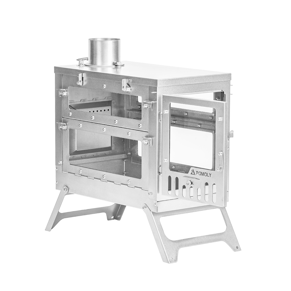 X-Ti Max 5 チタン製薪ストーブ | 2段式折りたたみ式 コンパクト |