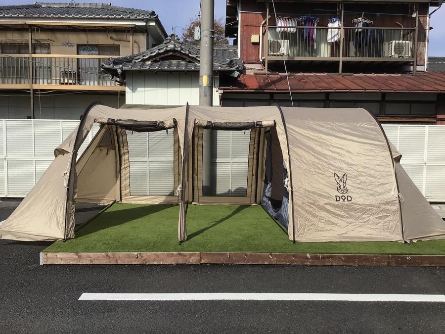 DODの中で圧倒的人気のカマボコテント。美中古品が久々の入荷です
