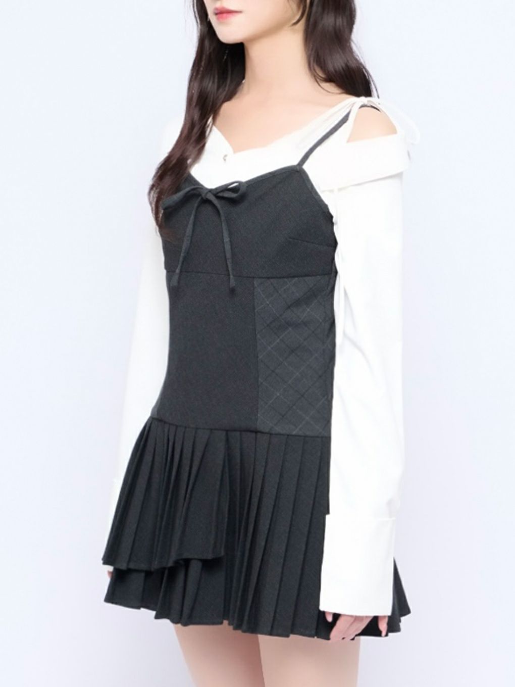 BUBBLES】ミックスチェックキャミワンピース | sparkling mall online