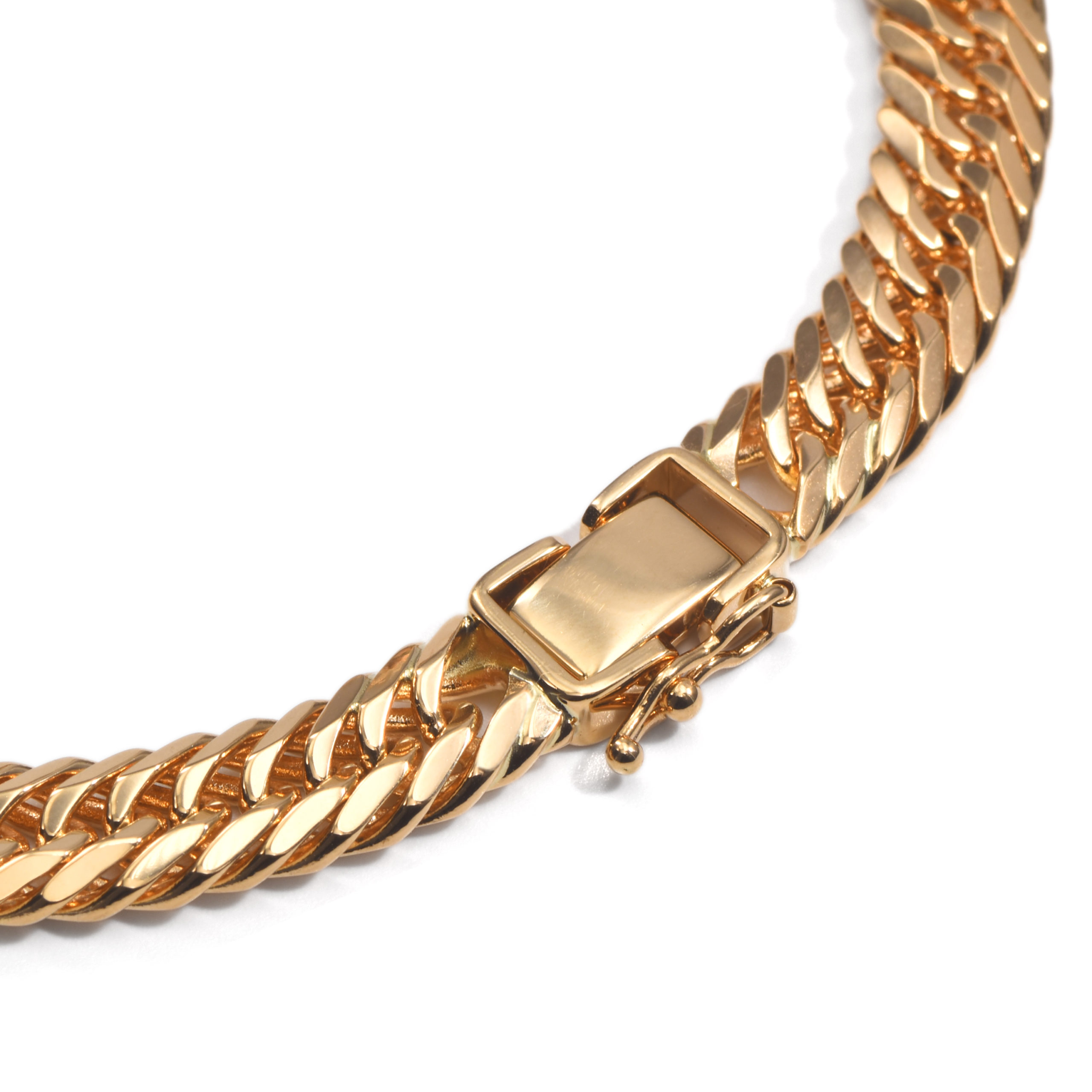 K18 18金 喜平ブレスレット 8面トリプル Vカット 30g 20cm 7.5mm幅 中