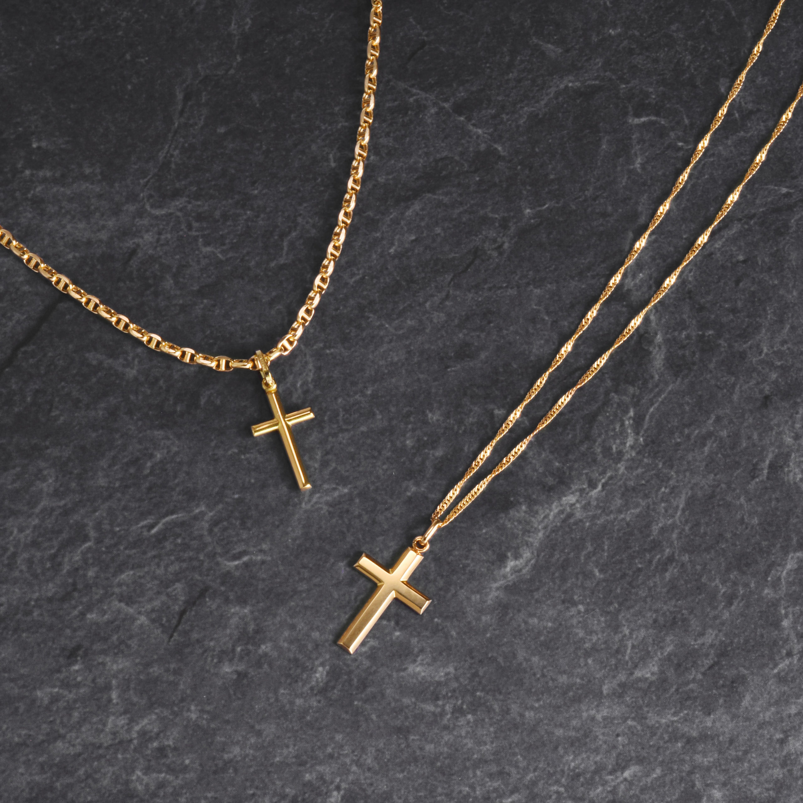 K18 18金 ゴールド リトル クロス ペンダント トップ | SPERANZA