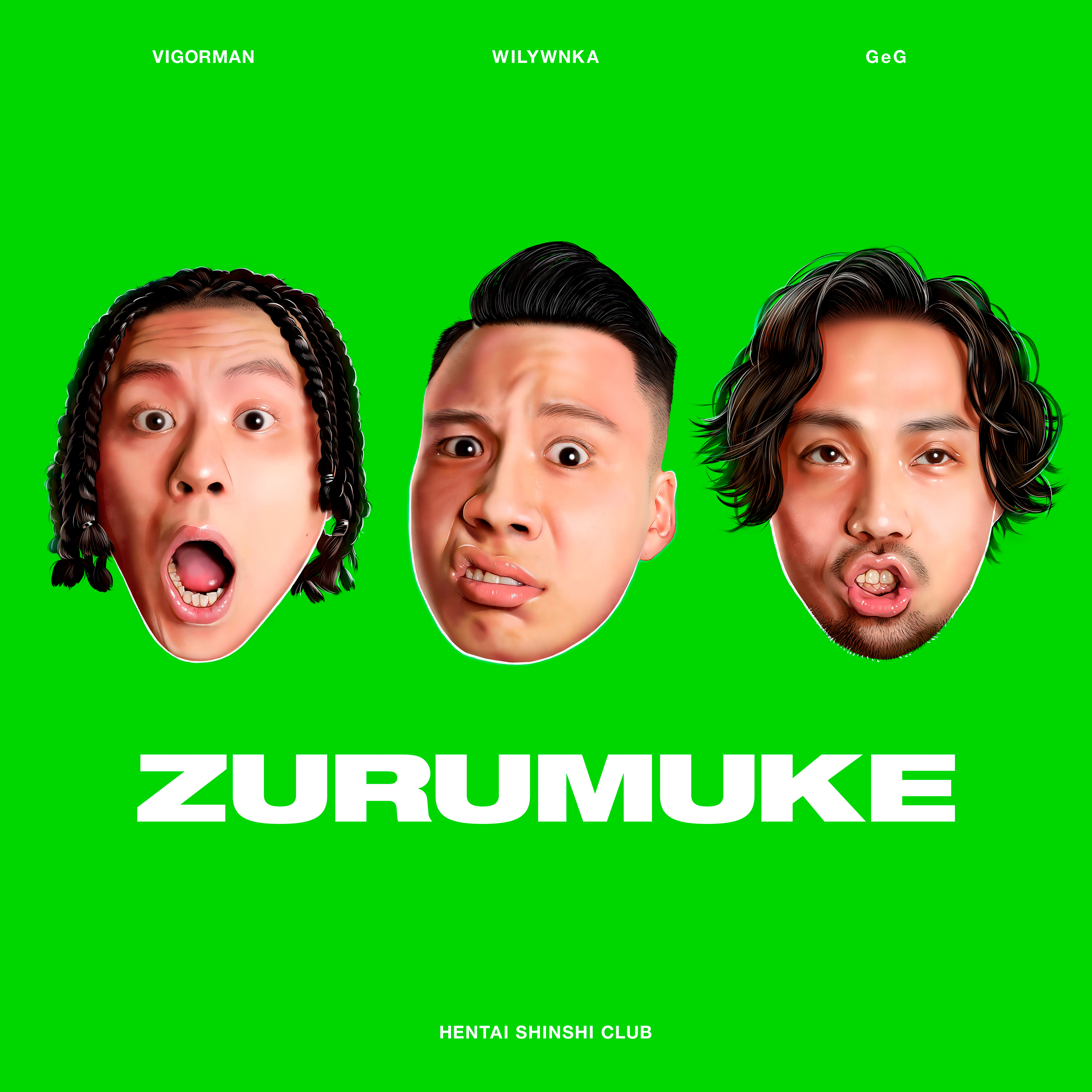 変態紳士クラブ、1stアルバム『ZURUMUKE』のトラックリストとジャケ写