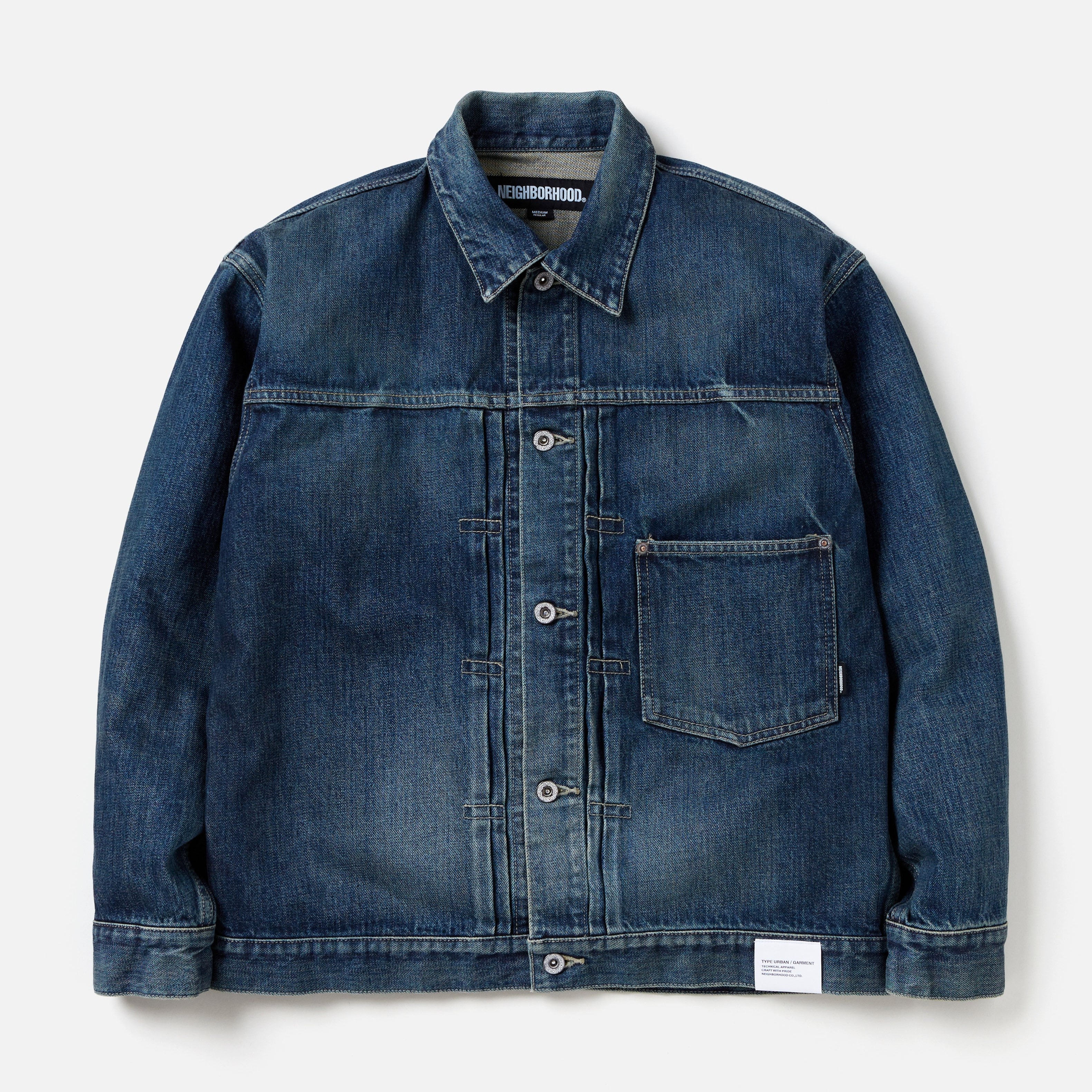 WASHED DENIM TYPE-1 JACKET | 服と工藝 SWITCH｜福島県福島市の