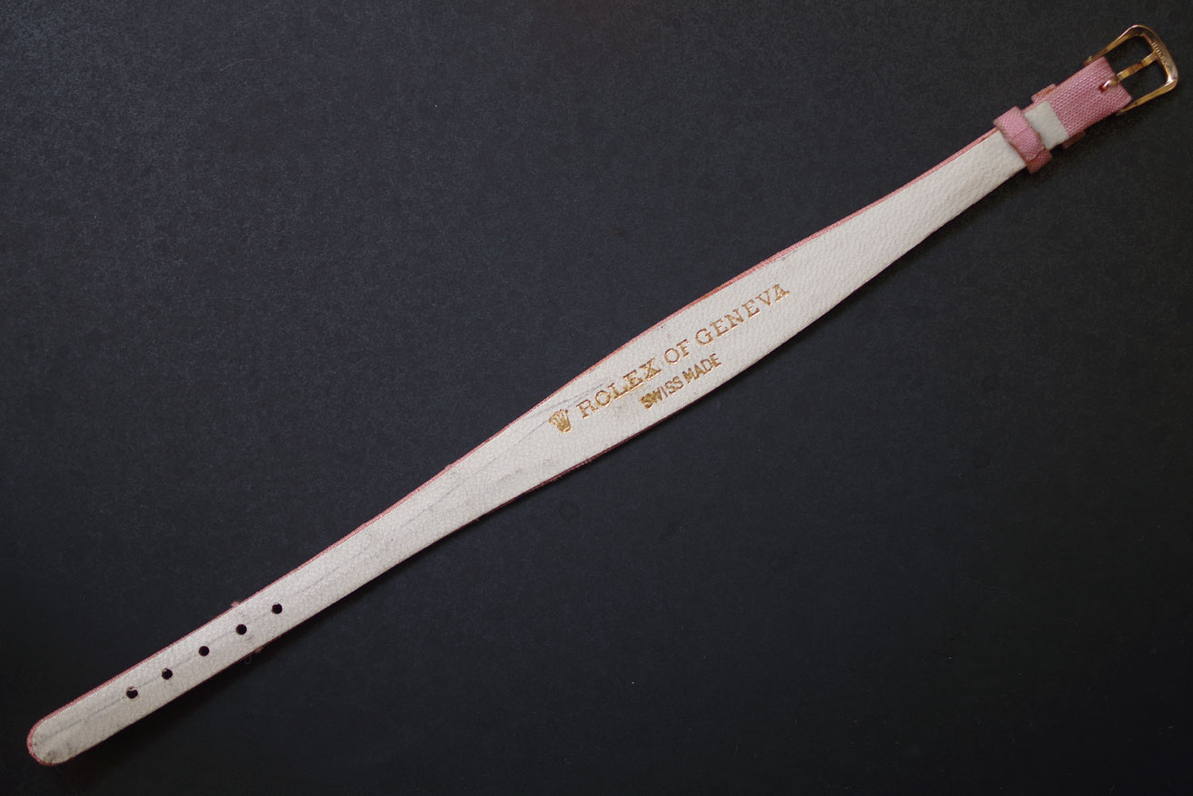 ROLEXオリジナル 純正カメレオン用 アンティーク革ベルト 単品売り *1