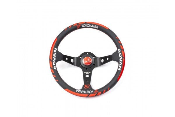 VERTEX x Advan Steering Wheel 330mm Leather for Subaru WRX