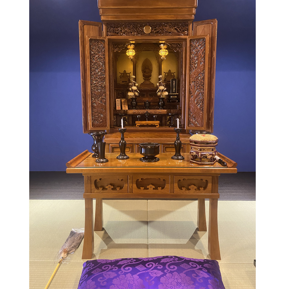 唐木仏壇の彫刻美 – 深遠なる世界を探る – 東京上野・浅草・仏壇通りの