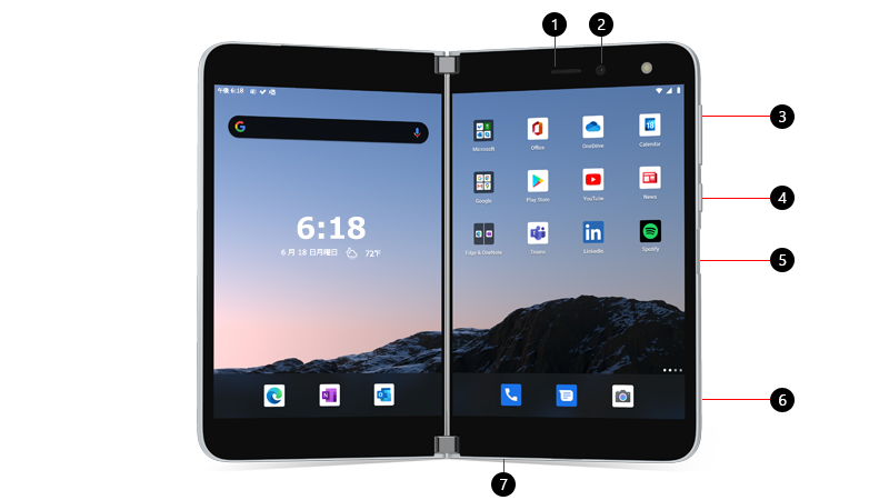 Surface Duo (第 1 世代) の機能と仕様 - Microsoft サポート
