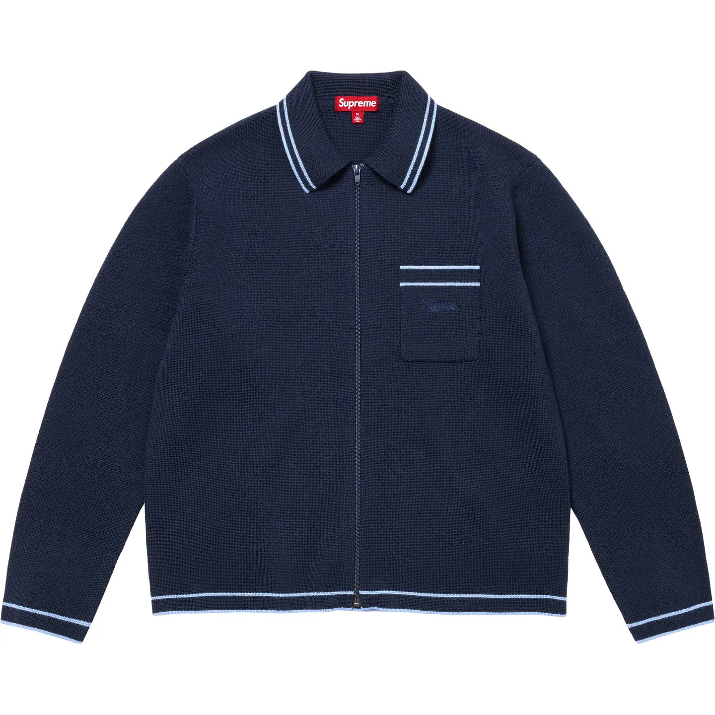 Zip Up Polo Sweater | Supreme 24fw