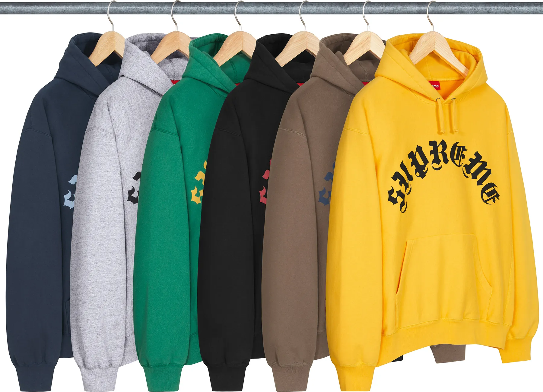 Printed Arc Hooded Sweatshirt | Supreme 24fw
