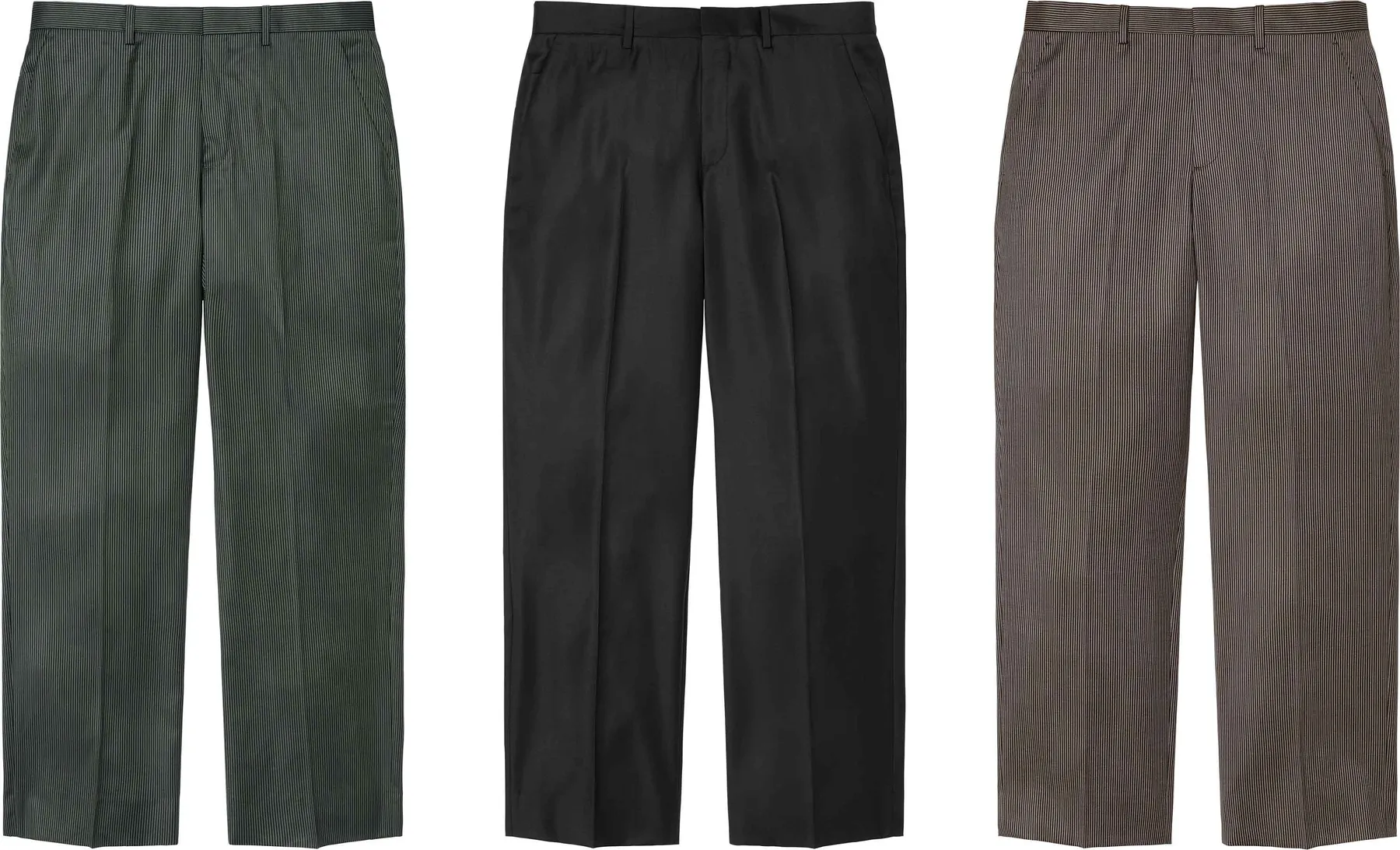 Striped Wool Trouser | Supreme 24fw