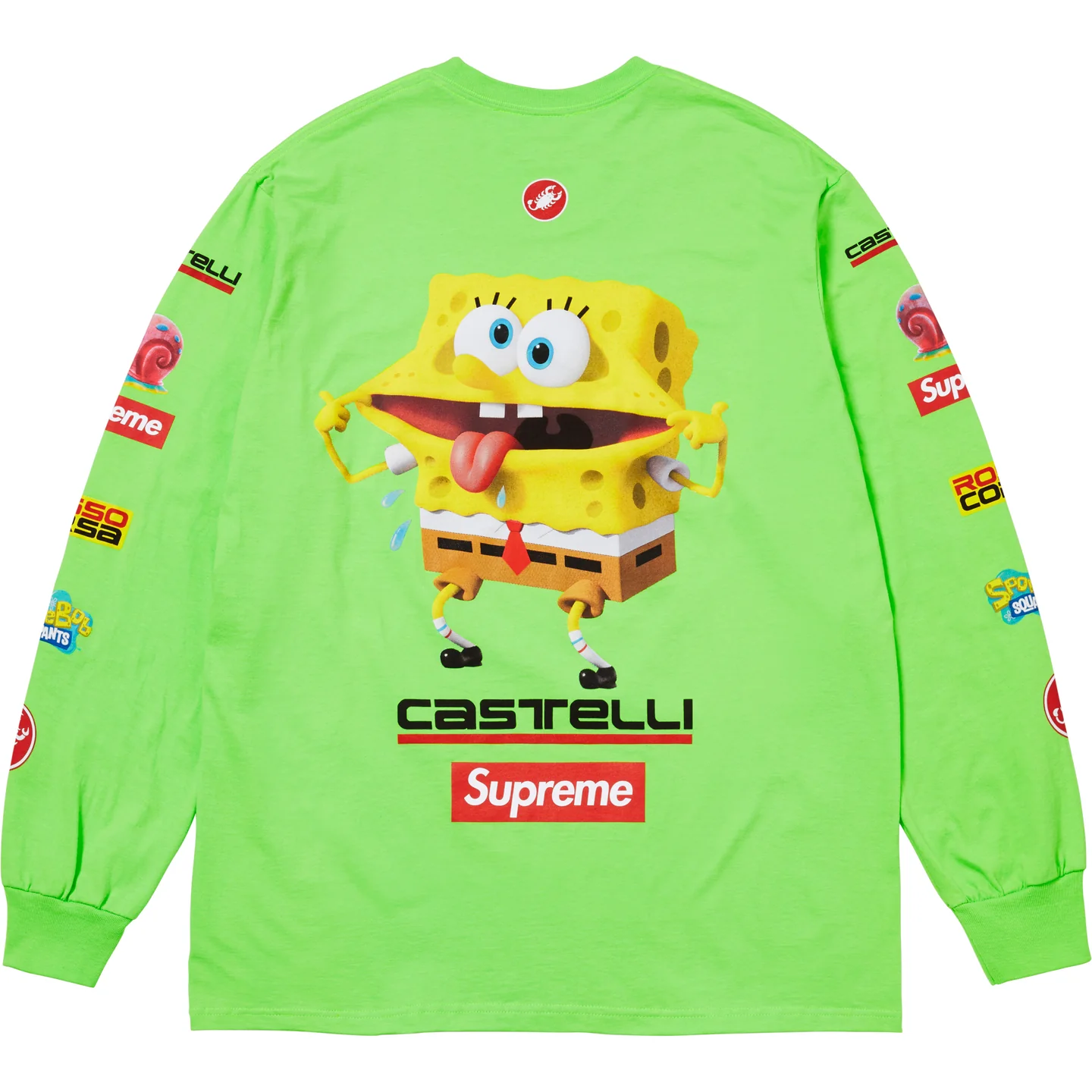 Supreme®/SpongeBob SquarePants/Castelli® Racing L/S Tee | Supreme 25ss