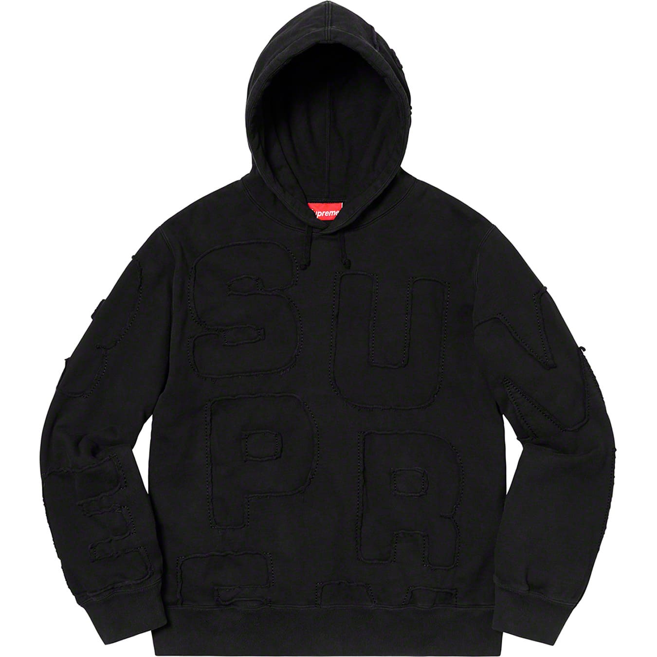Cutout Letters Hooded Sweatshirt | Supreme 20ss