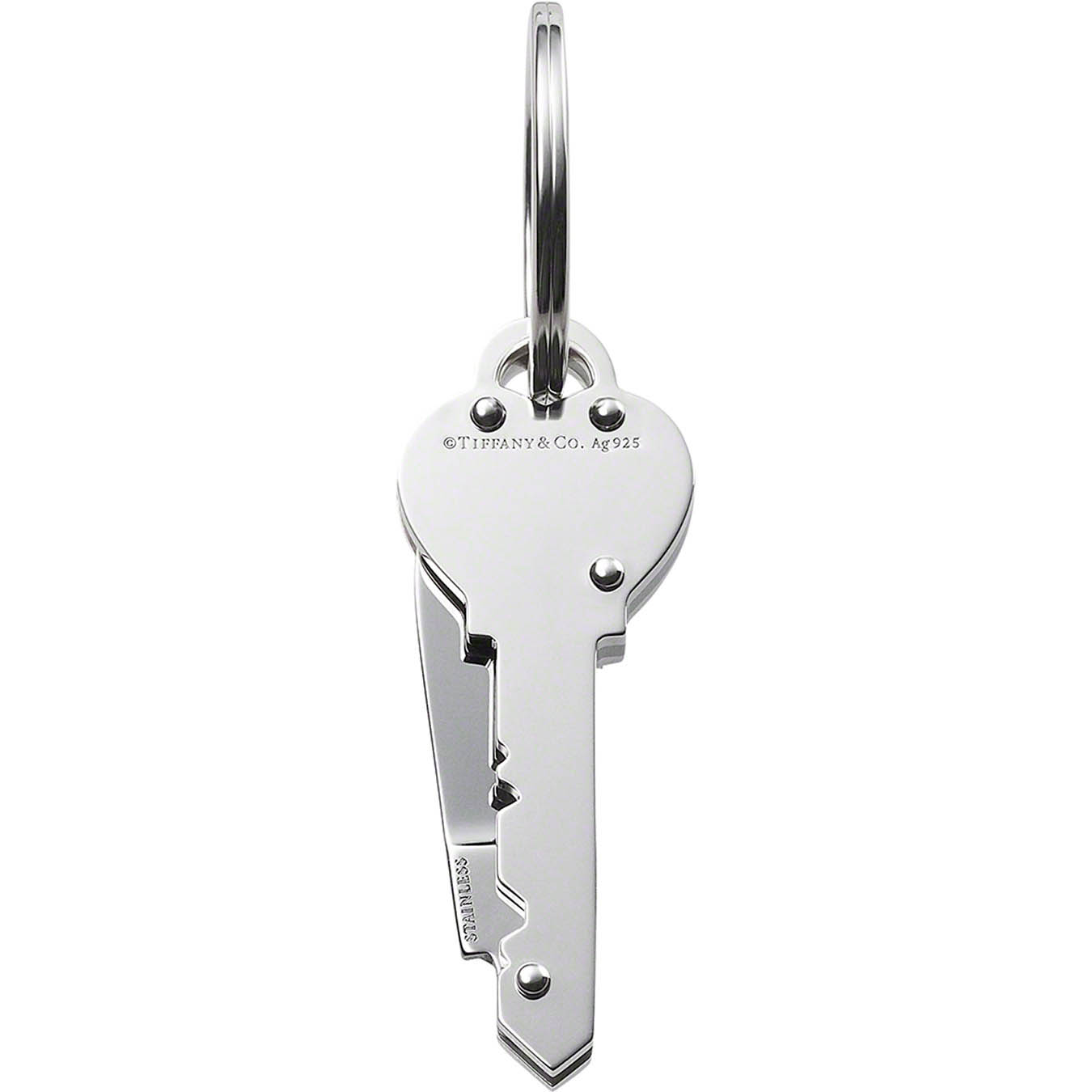 Supreme®/Tiffany & Co. Return to Tiffany Heart Knife Key Ring