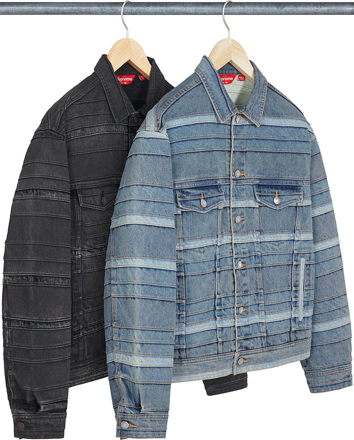Layered Denim Trucker Jacket | Supreme 22fw