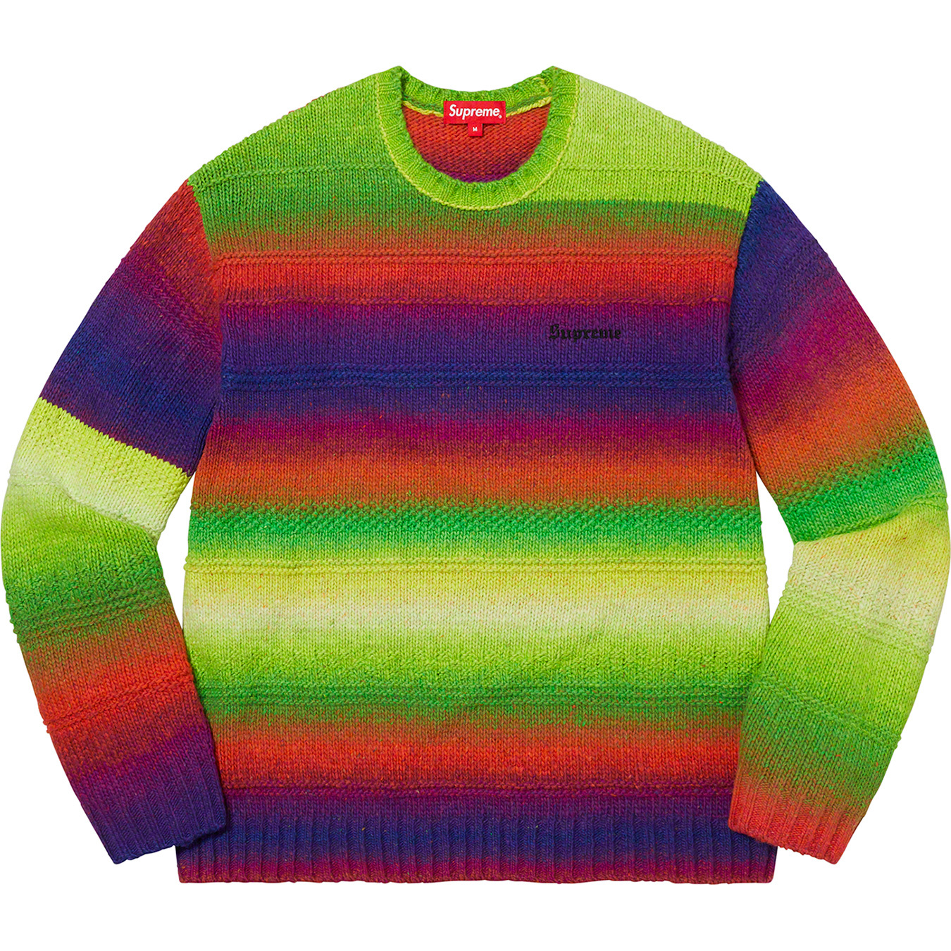 Gradient Stripe Sweater | Supreme 22fw