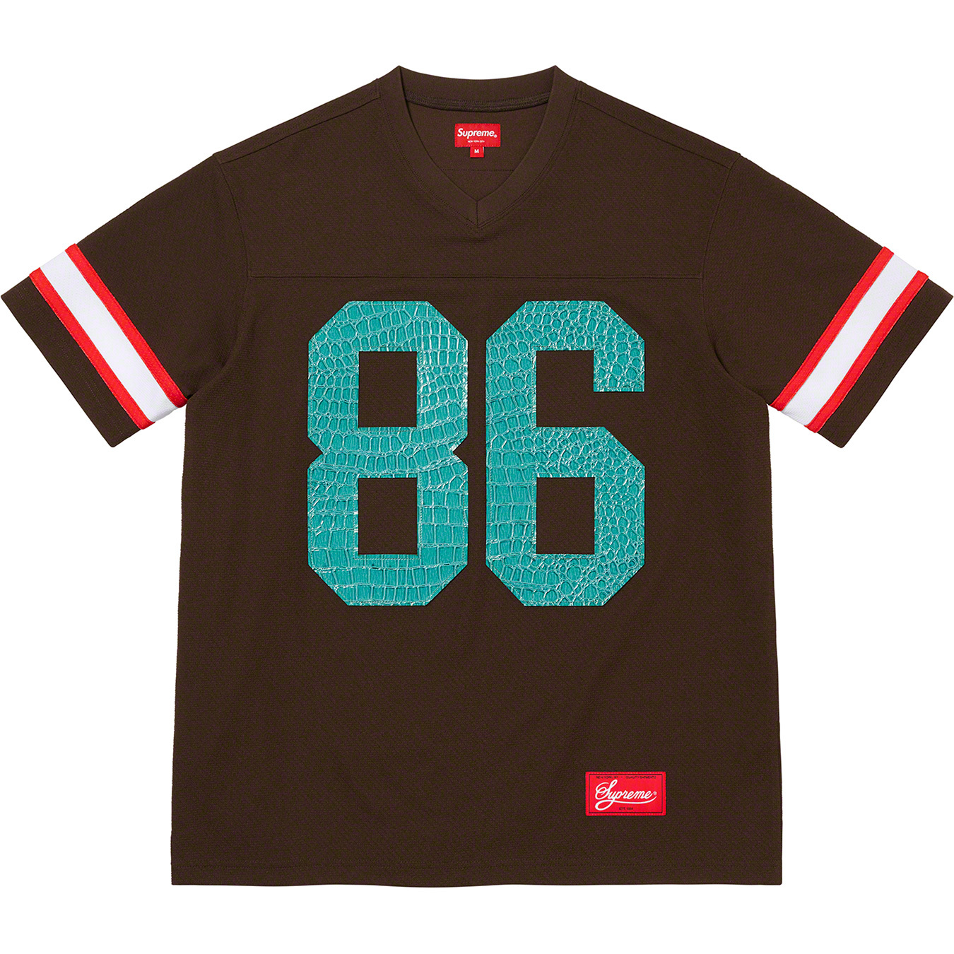 Faux Croc Football Jersey | Supreme 22ss