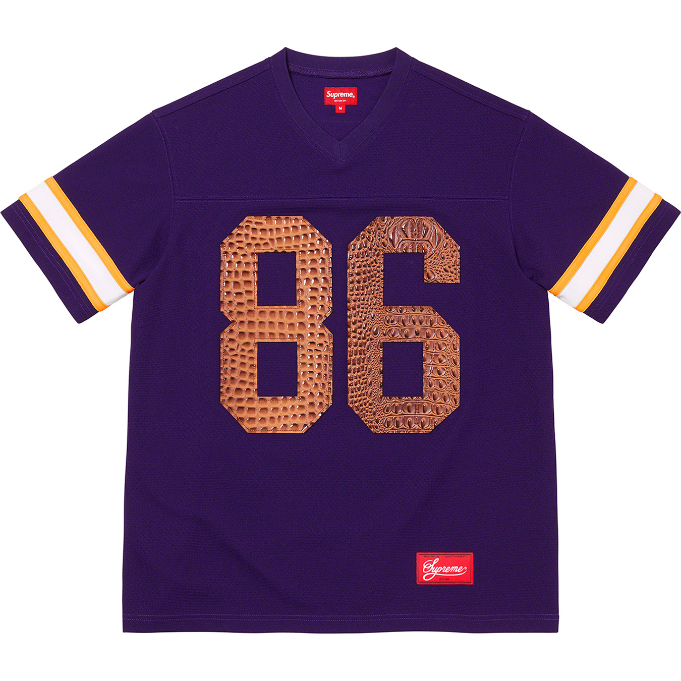 Faux Croc Football Jersey | Supreme 22ss