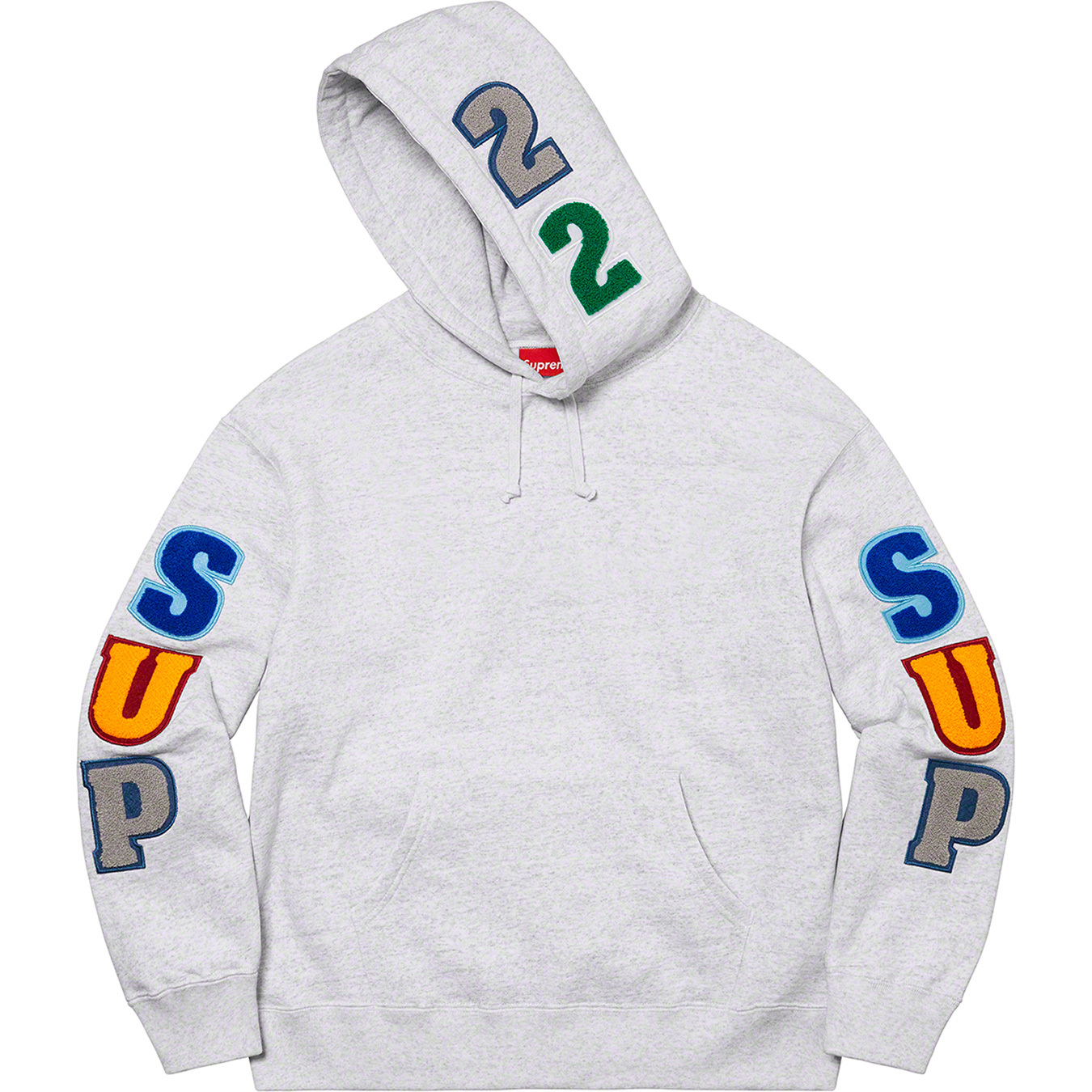 Supreme Team Chenille Hooded Sweatshirt | Supreme 22ss
