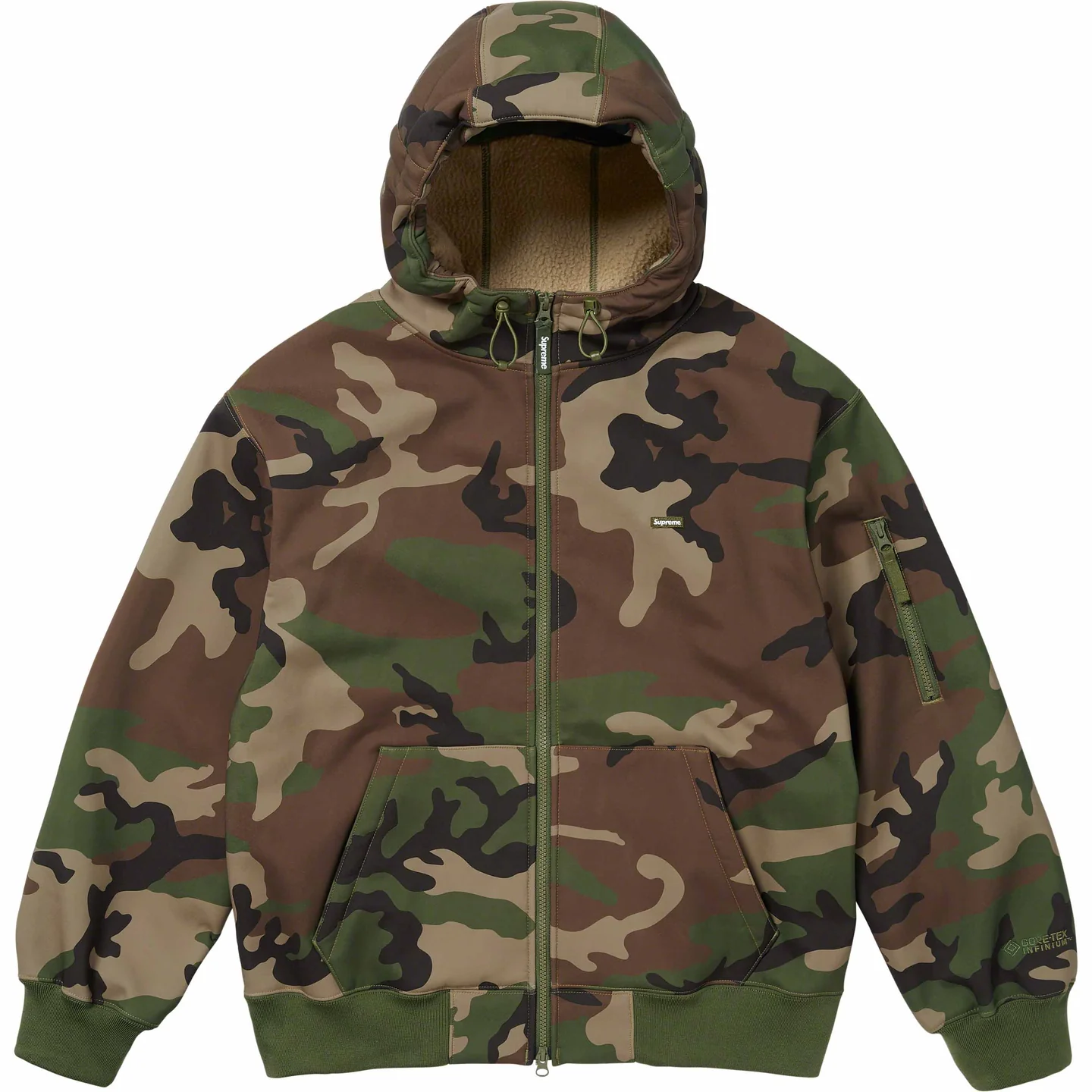 WINDSTOPPER® Zip Up Hooded Sweatshirt | Supreme 23fw