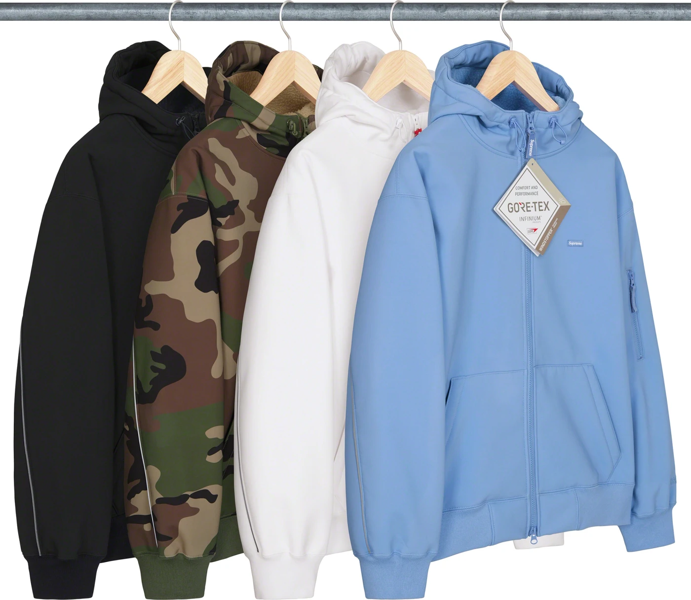 WINDSTOPPER® Zip Up Hooded Sweatshirt | Supreme 23fw