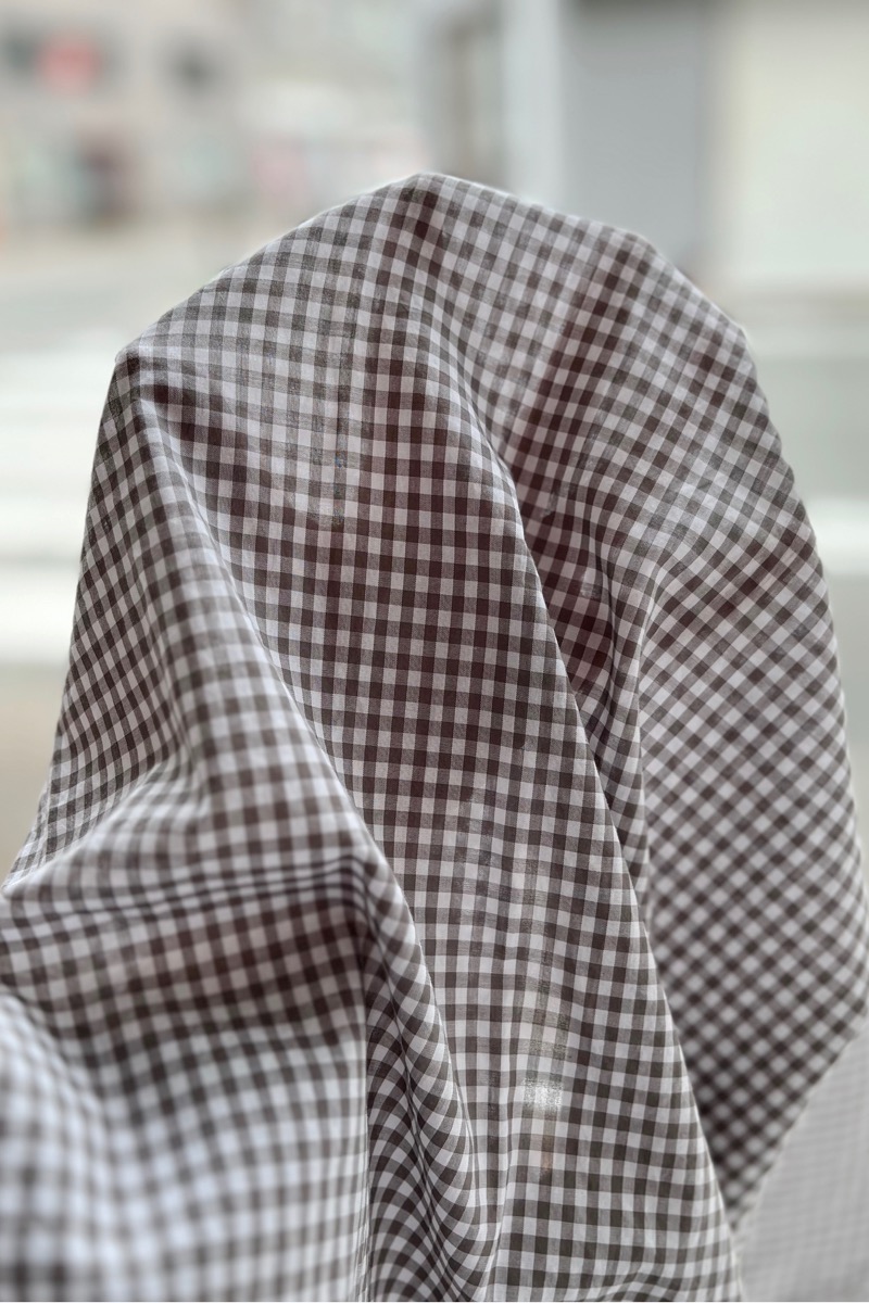 homspun 80/1 ギンガム ギャザーパンツ – SUSCON