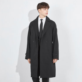 SL】ウールカシミヤブレンドコート/ブラック（SLJ2602-10_X
