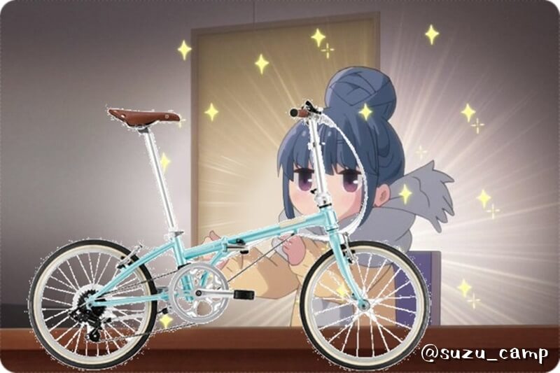 ゆるキャン△愛ここに極まれり？】折り畳み自転車「DAHON Boardwalk D7