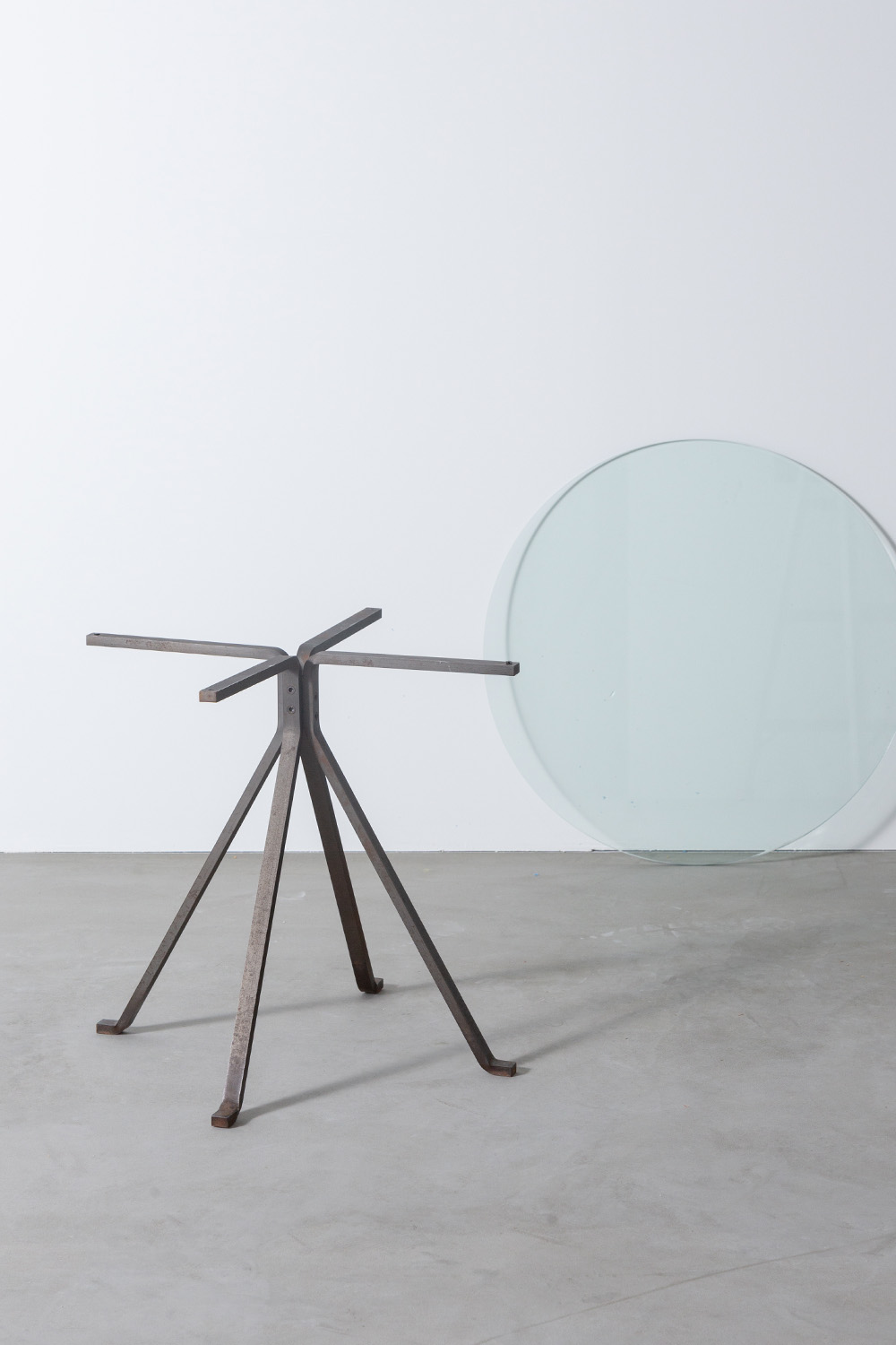 stoop | 'Cugino' Coffee Table by Enzo Mari for Driade in Glass and