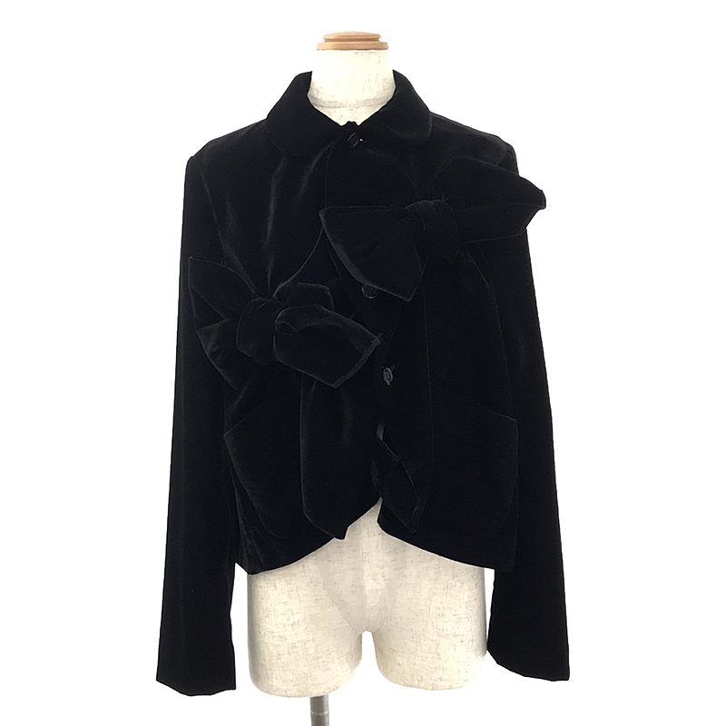 丸襟 ドッキングリボン ベロアジャケット | ブランド古着の買取・委託