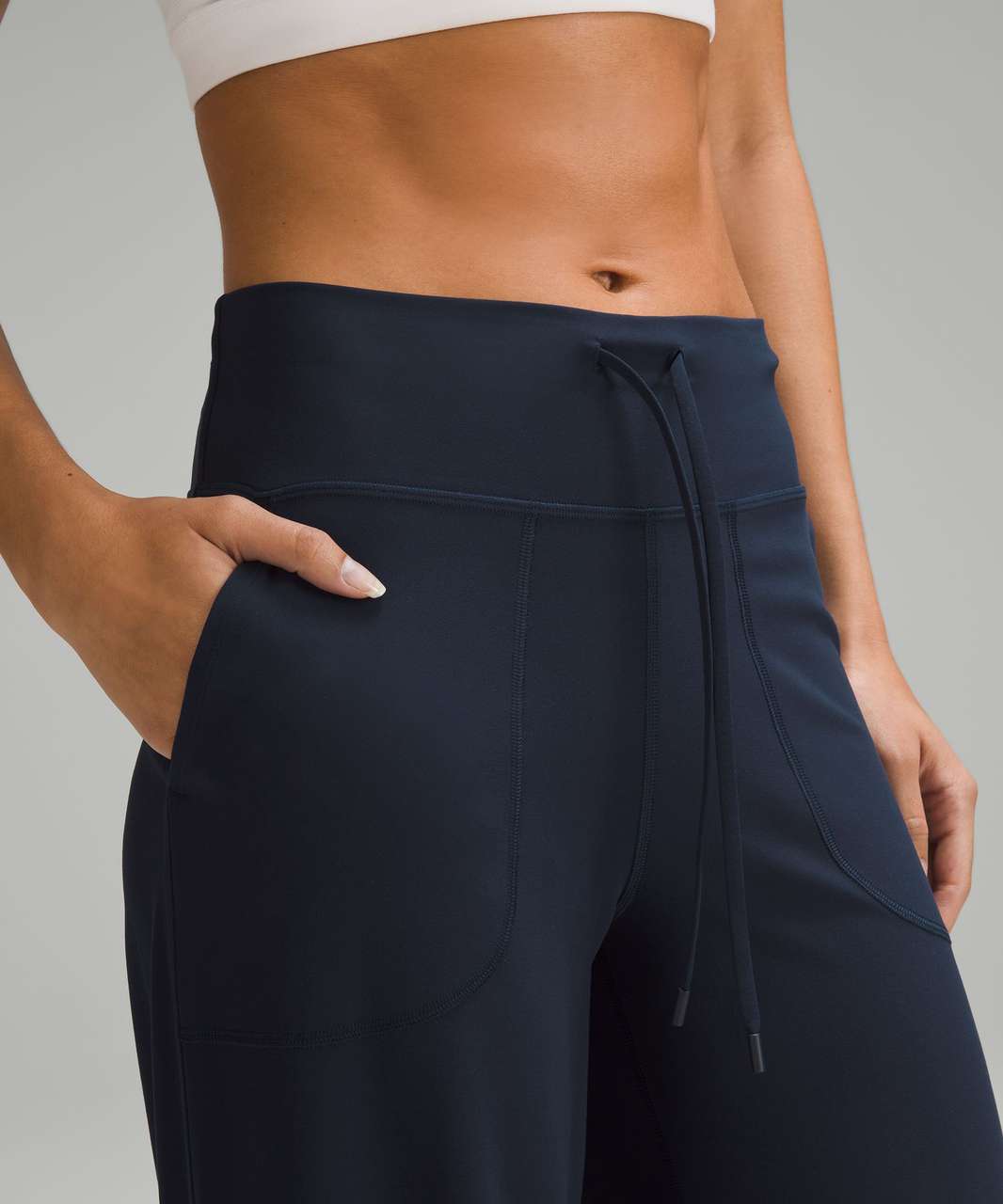 Lululemon Throwback Still Pant - True Navy - lulu fanatics