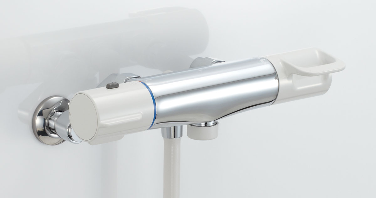 サーモスタット付シャワー水栓BF-HE247TX-PU（水栓金具） |展開図あり