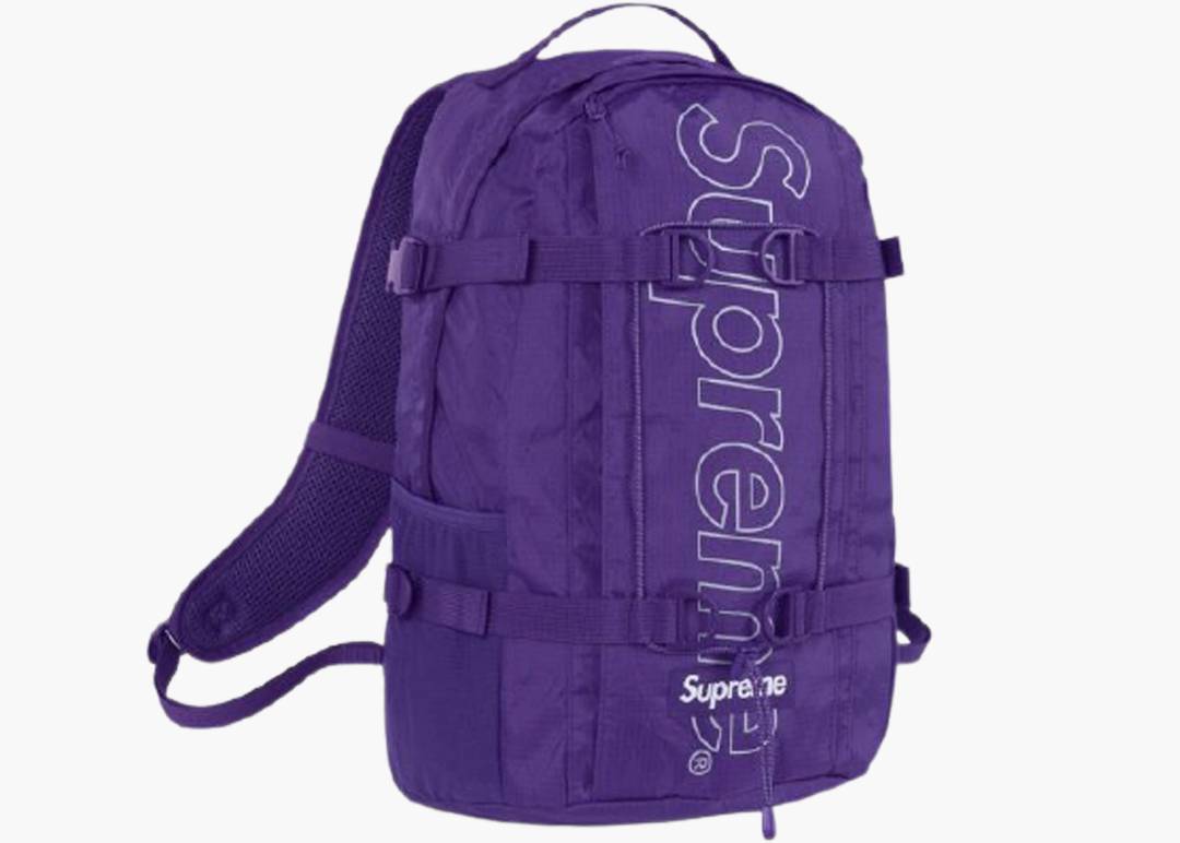 Supreme Backpack Purple Fw18 | Hype Clothinga