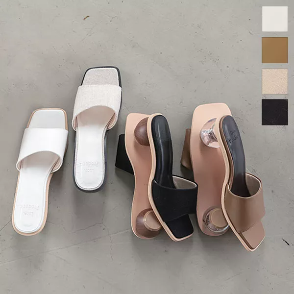 ボールヒールミュール [I2298] - レディースファッション通販 神戸