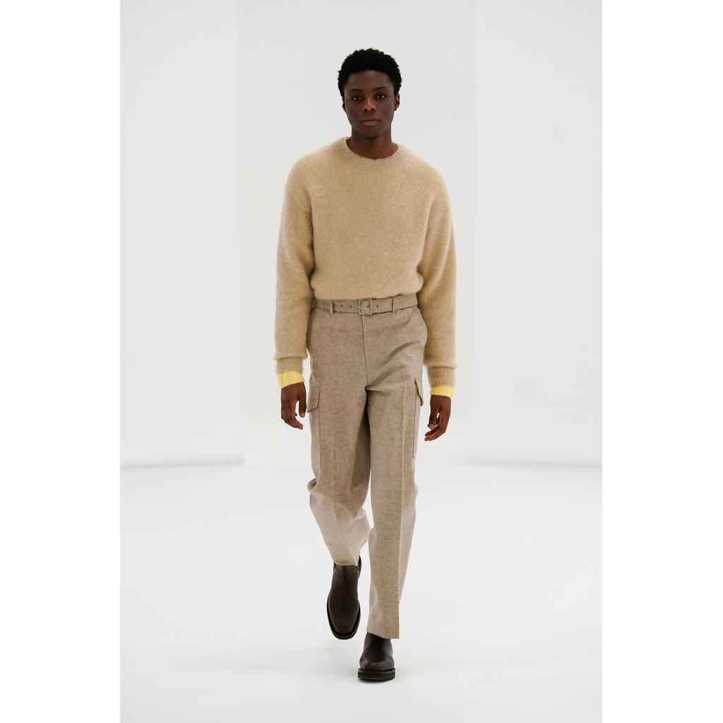 AURALEE / オーラリー | SUPER MILLED SHETLAND WOOL BELTED FIELD