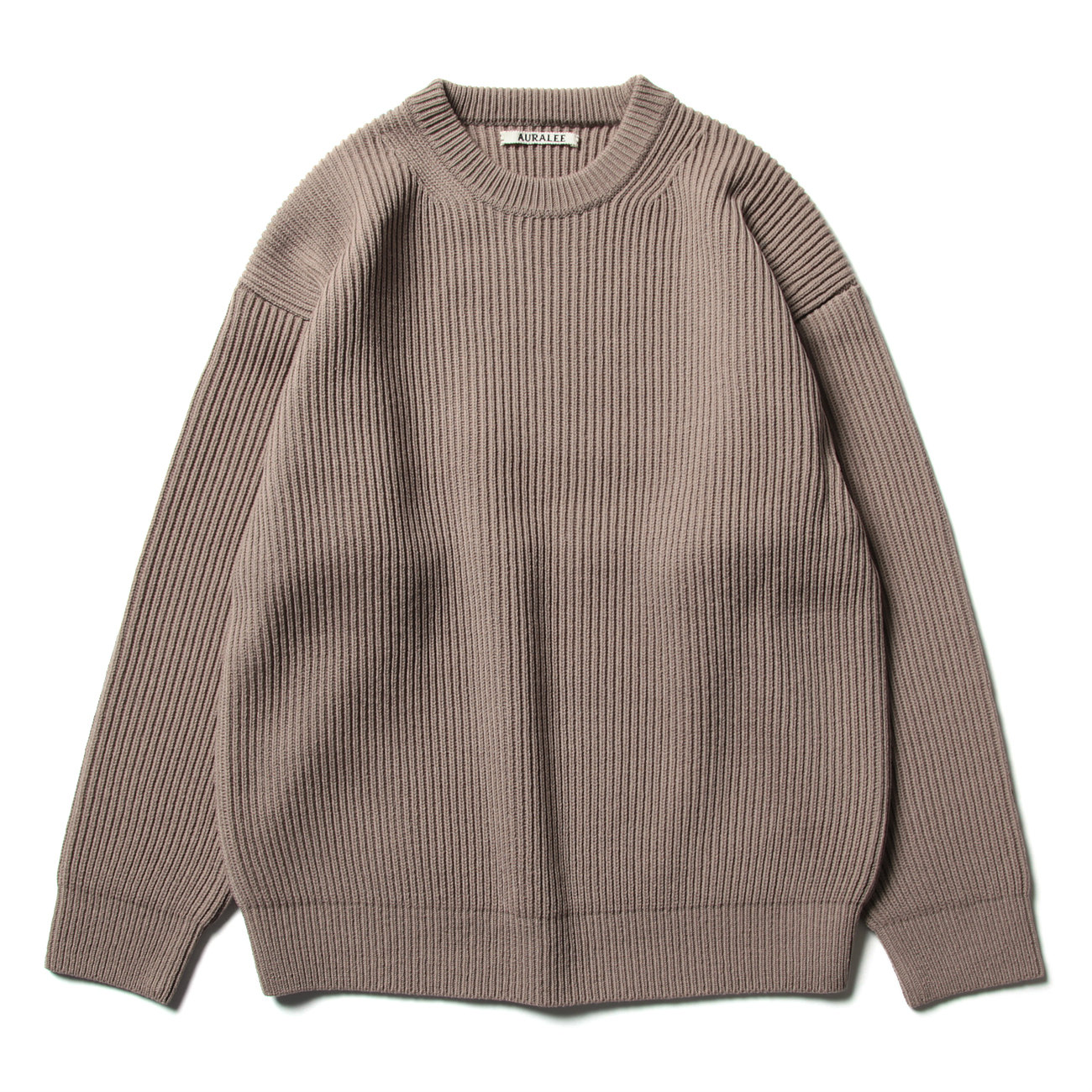 AURALEE / オーラリー | SUPER FINE WOOL RIB KNIT BIG P/O