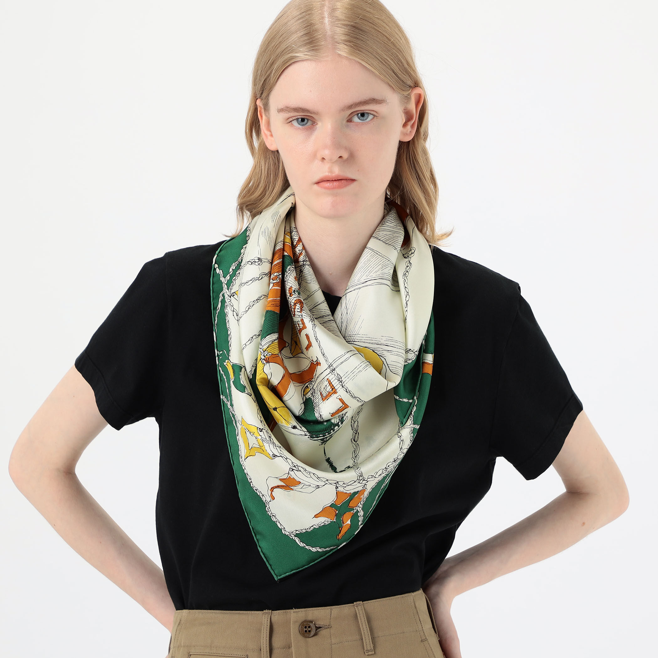 manipuri BALLON シルクスカーフ｜トゥモローランド 公式通販