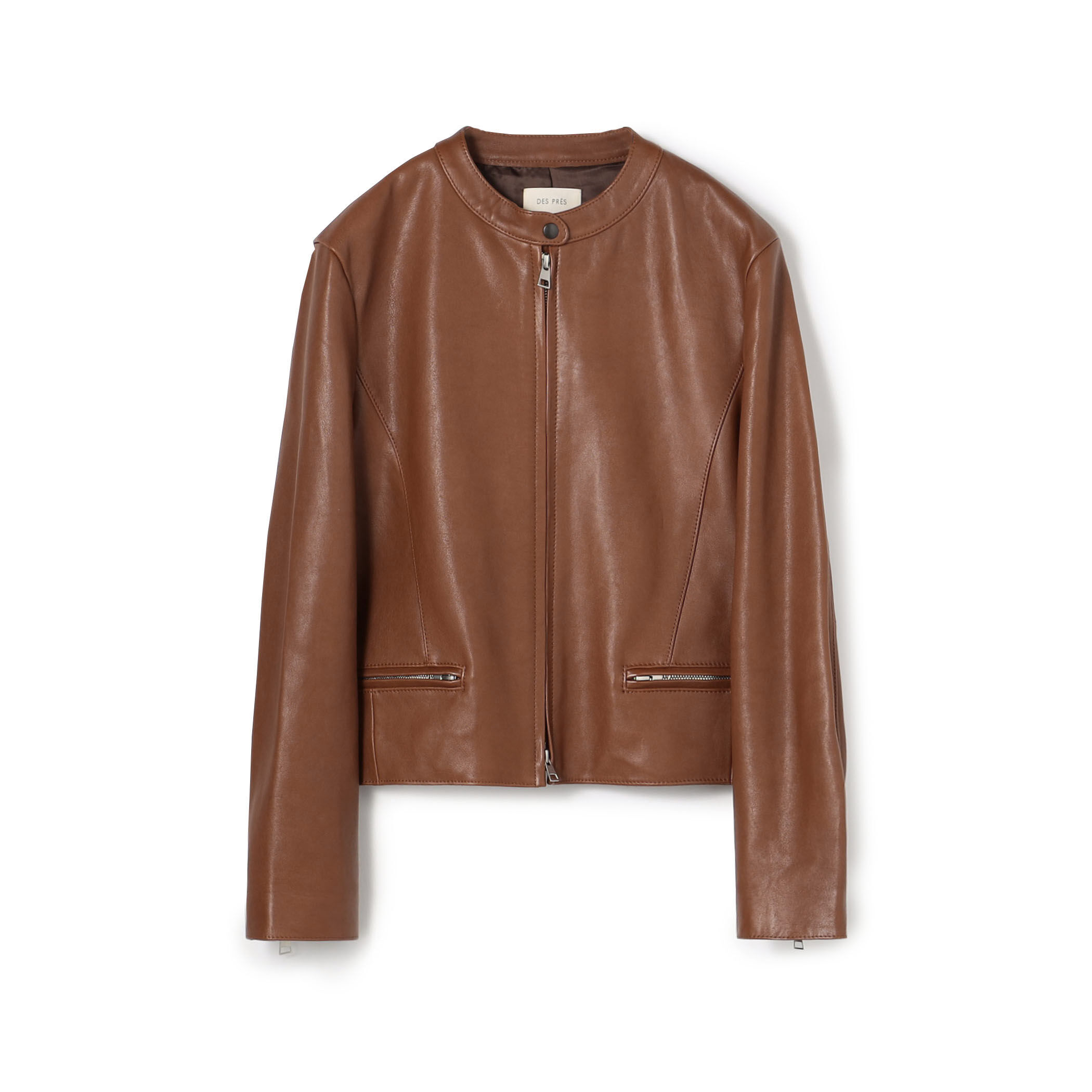 ラムレザー ジップアップブルゾン｜トゥモローランド 公式通販