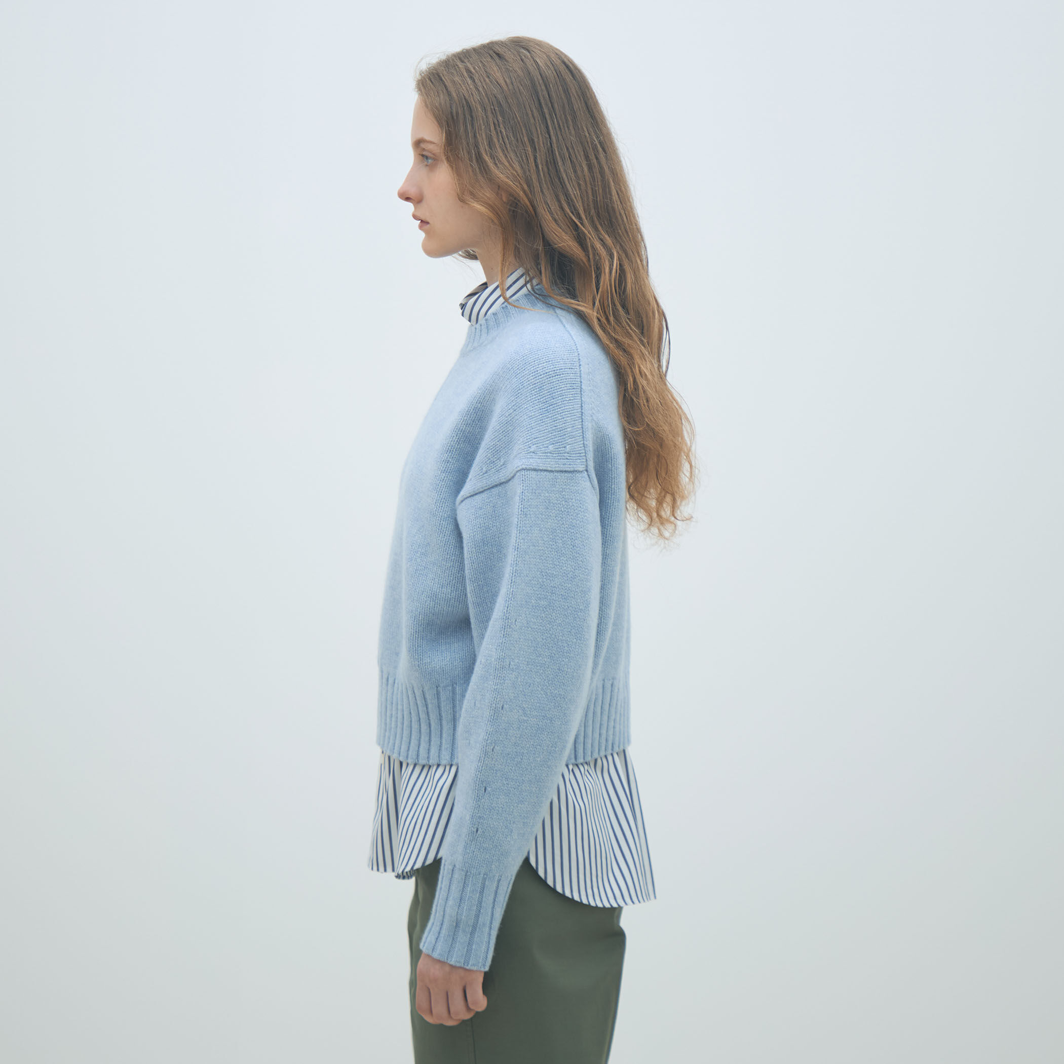 ラムカシミヤ クルーネックプルオーバー｜トゥモローランド 公式通販