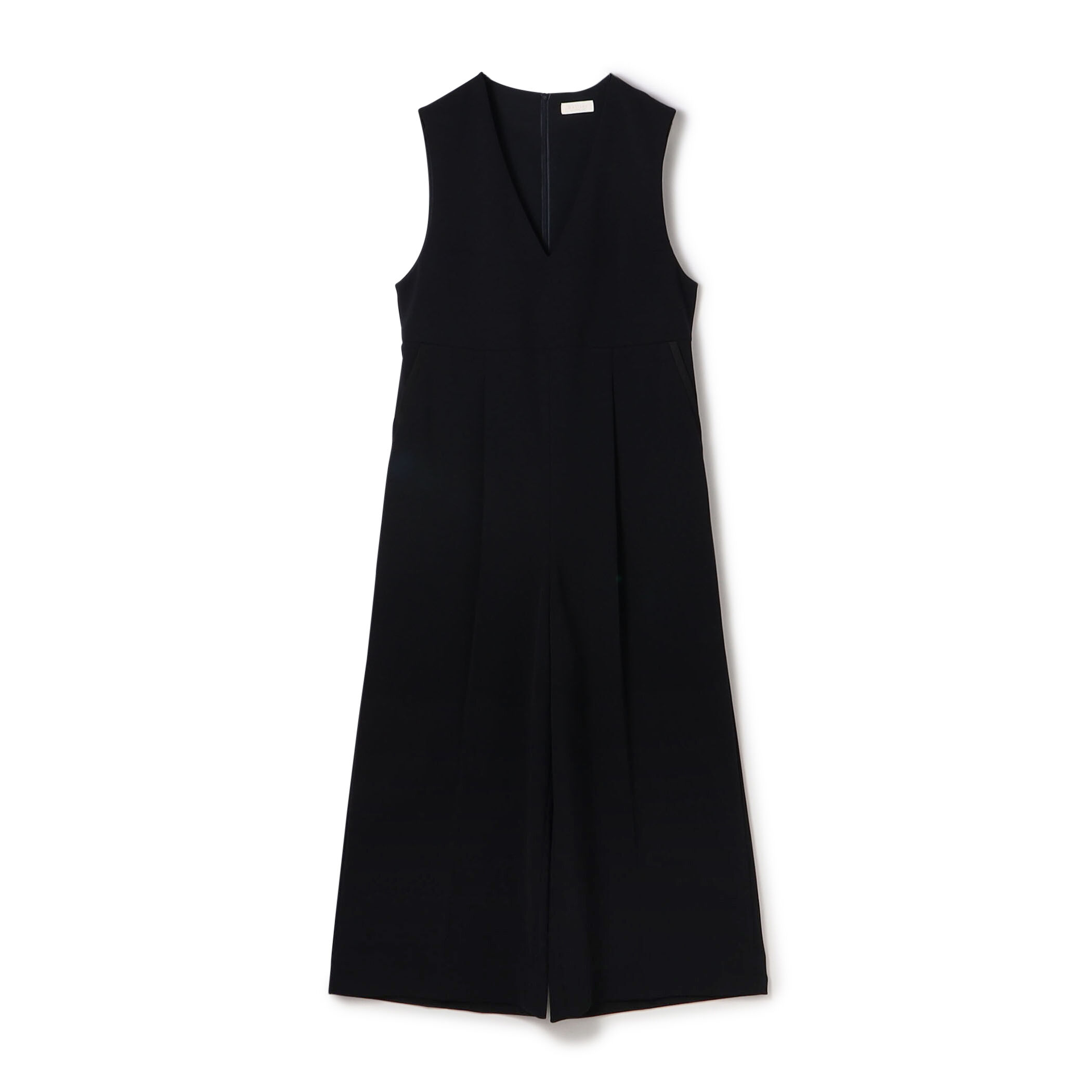 ジョーゼットジャージー Vネックオールインワン｜トゥモローランド