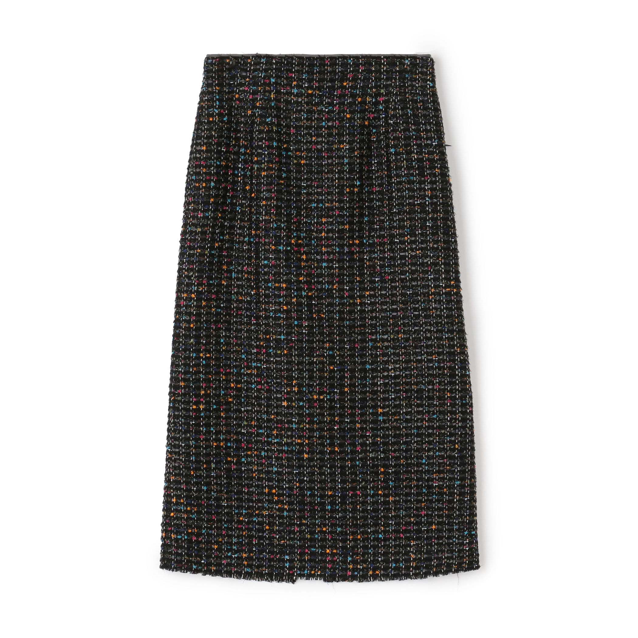 カラフルフラッグツイード ペンシルタイトスカート｜トゥモローランド