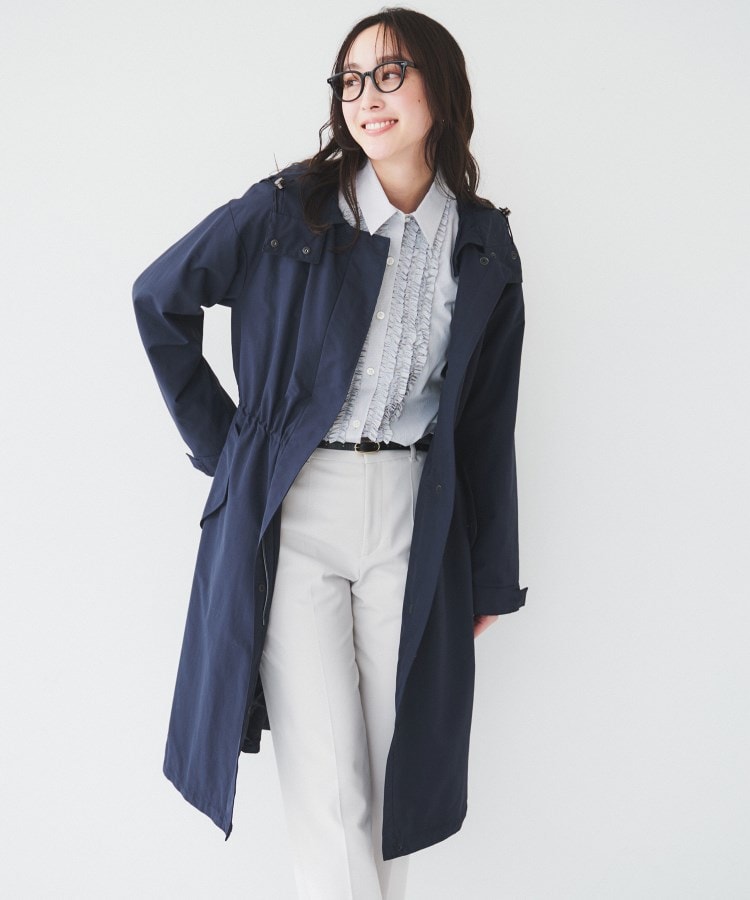 きれいめカジュアル】フード2WAY モッズコート（モッズコート