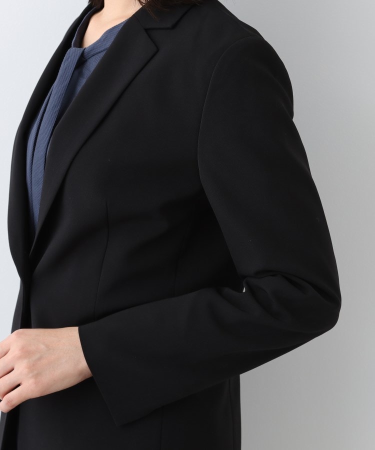 洗える／UVケア／スーツ】ストレッチテーラードカラージャケット