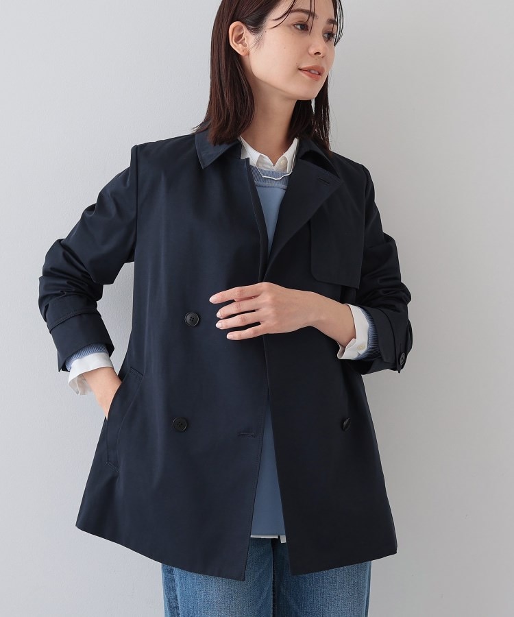 撥水／UVケア】ミドル丈トレンチコート（トレンチコート） | INDIVI