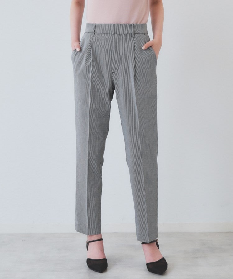 6色展開/XS-LLサイズ》コンパクトストレッチテーパードパンツ【洗濯機